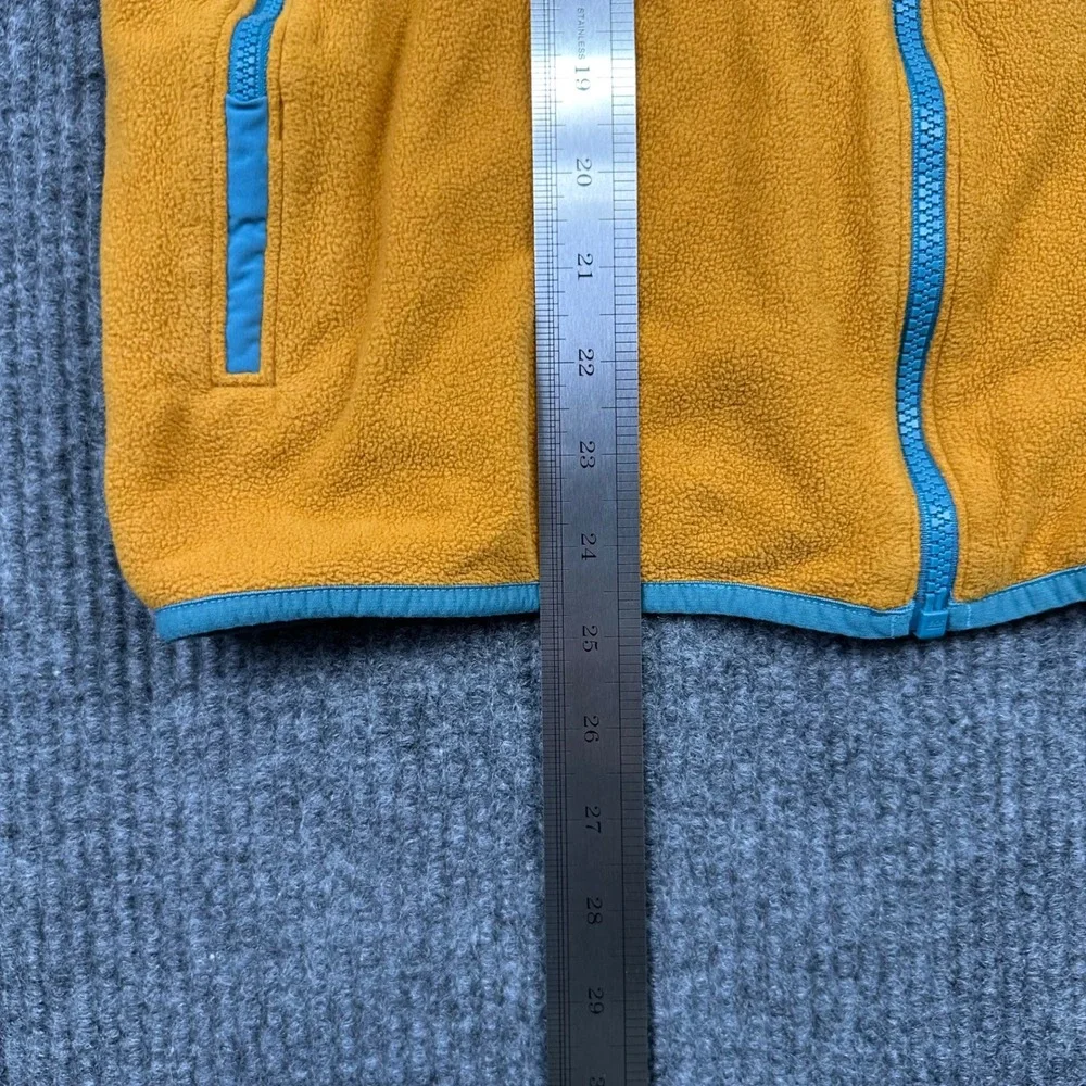 The North Face Denali Fleece Jacket Mens Medium Blue Yellow Colorblock Zip Up